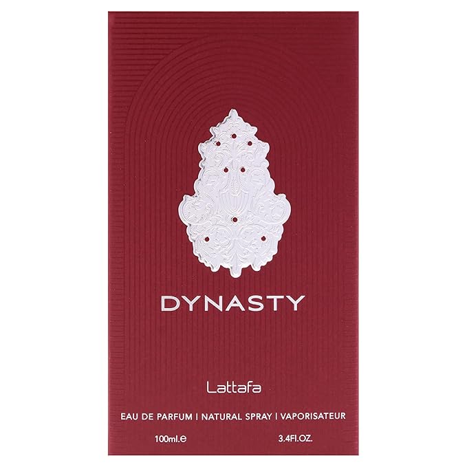 Lattafa Dynasty – Fresh, Spicy, Woody, Aromatic – Eau de Parfum Spray Long-Lasting Fragrance for Unisex, 3.4 Ounce / 100 ml