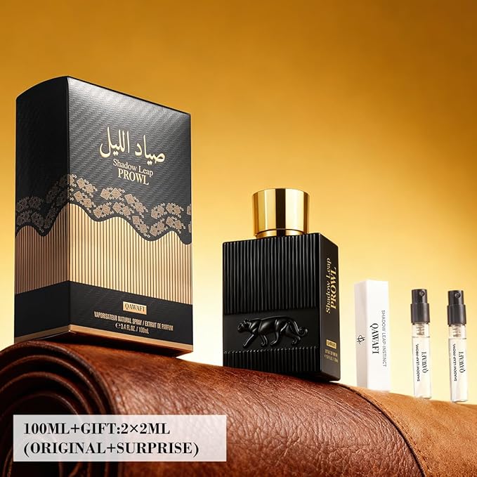 Shadow Leap - Prowl Eau De Parfum, Long-Lasting Spicy Leather Floral Perfumes for Men or Women 100ml | 3.4 fl. oz + 2ml Samples