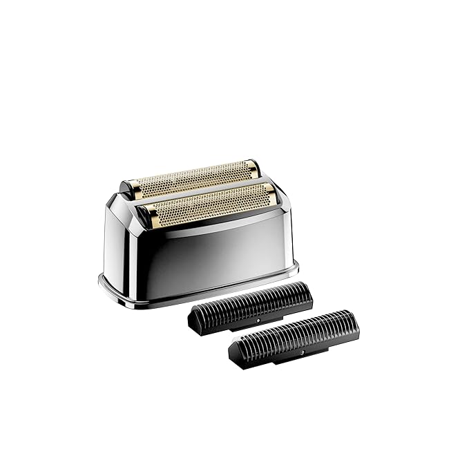 Andis 563814 Replacement Titanium Foil and Cutter for TS-3 Profoil Plus II Shaver, Snap-On Simplicity, Professional Style, Chrome