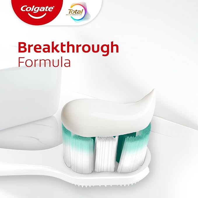 Colgate Total Active Prevention Gum Protect Whitening Toothpaste, Whitening Gum Toothpaste for Inflammation, Redness, Bleeding, Irritation, and Sensitivity, SLS Free, 3 Pack, 3.0 oz