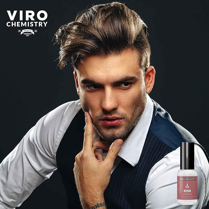 Pheromones to Attract Women for Men (Hero) Body Spray - Bold, Extra Strength Human Pheromones Fragrance Body Spray - 50ml (Human Grade Pheromones to Attract Women)