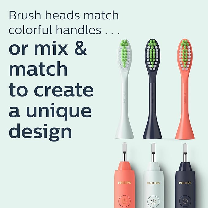Philips One by Sonicare 2pk Brush Heads, Mint Blue BH1022/03
