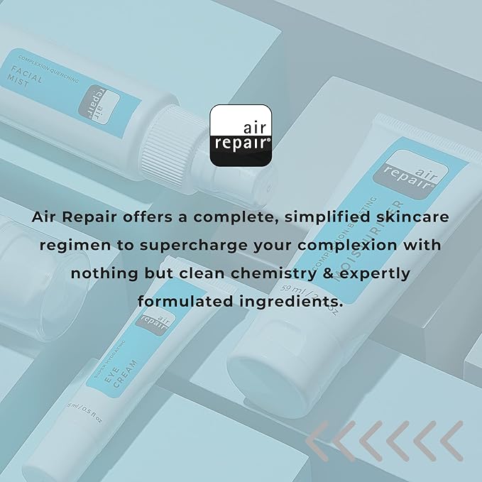 Air Repair Complexion Boosting Moisturizer with Hyaluronic Acid & Ceramide, Skin Barrier Repair Moisturizer for Dry Skin, Hydrating Face Moisturizer Reduces Aging & Wrinkles, Vegan & Cruelty Free