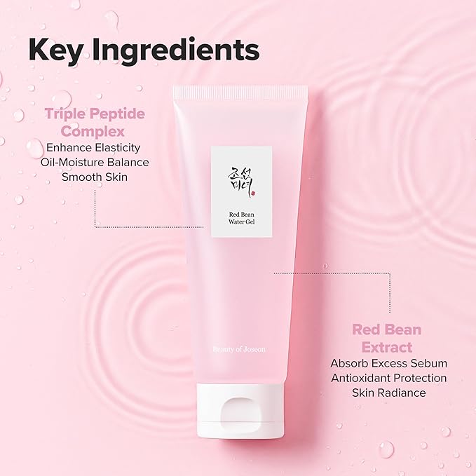Beauty of Joseon Red Bean Water Gel 100ml, 3.38 Fl Oz (Pack of 1)