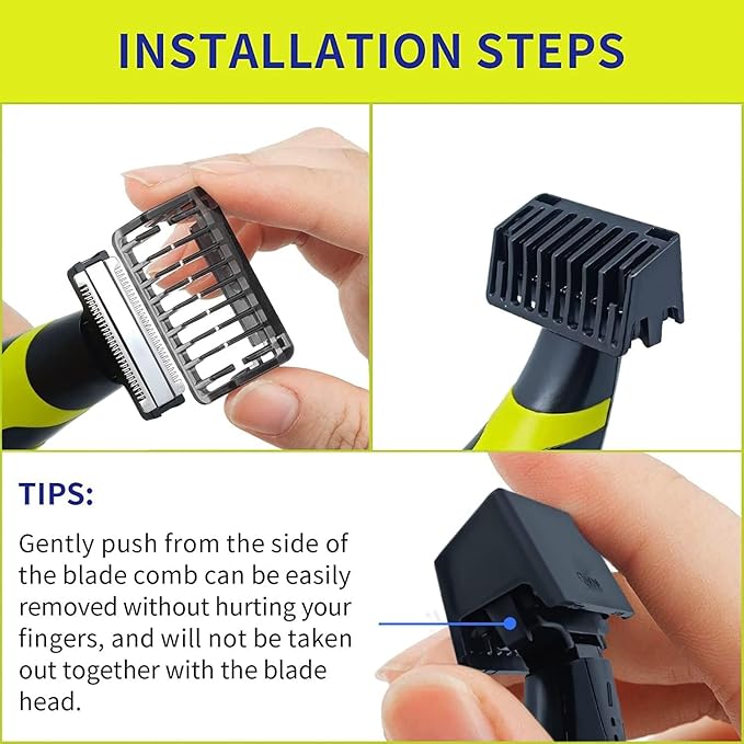 LinMei Men's Electric Trimmer Full Body Wet & Dry Shaver with 3 Trimming Combs, USB-C Fast Charging, IPX5 Waterproof, Cordless Foil Trimmer for Face, Head, Body (Shaver)