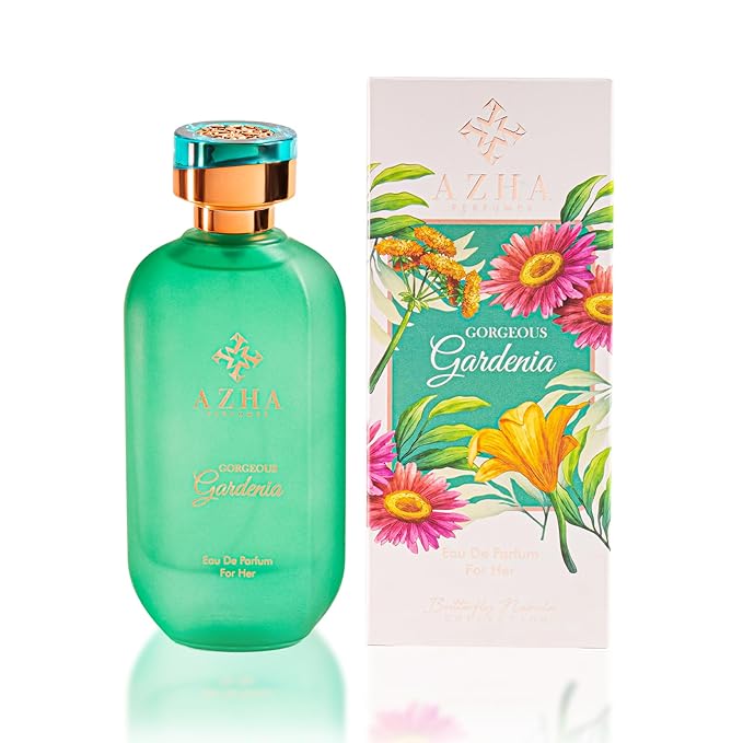 Gorgeous Gardenia Eau de Parfum for Women, Fruity White Floral Musk Perfume Spray with Osmanthus, Pear, Orange Blossom & Amber, Long Lasting Fragrance, Butterfly Nebula, 3.4 Fl Oz