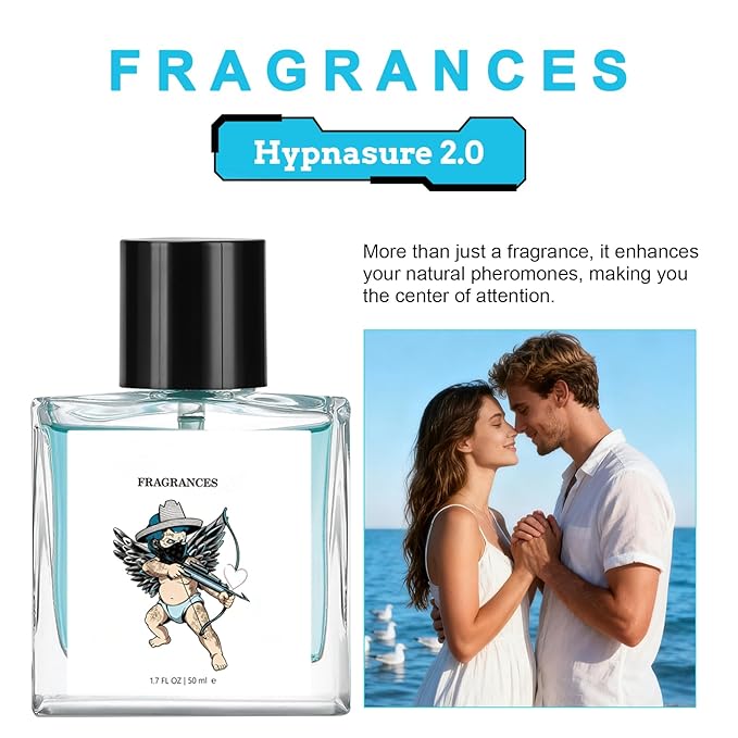Hypnosis 2.0 Cologne for Men, 2026 New Pheromone Cologne for Men, Eau de Parfum Fragrance Long-Lasting, 50ml