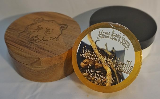 Mama Bear's Sandalwood Vanilla Shaving Soap