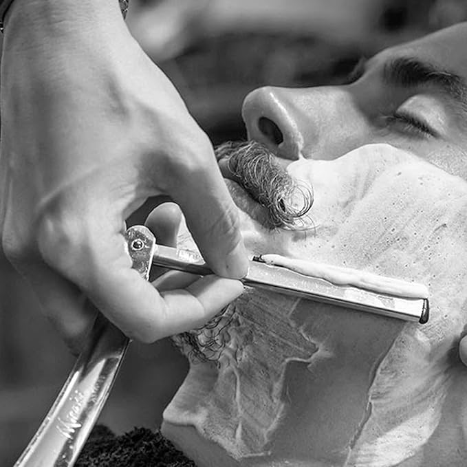 Fan Wu Shaving Brush for Men – Bristle, Resin Handle, Wet Shave with Cream or Soap – Compatible with Safety, Double Edge & Straight Razors