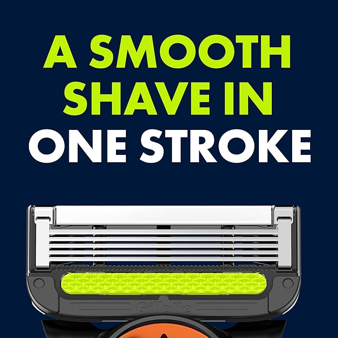 Gillette Labs Special NFL Bears Edition Shaving Razor for Men - 1 Handle, 4 Razor Blade Refills & Magnetic Stand, Holiday Gifts for Men, GilletteLabs with Exfoliating Bar