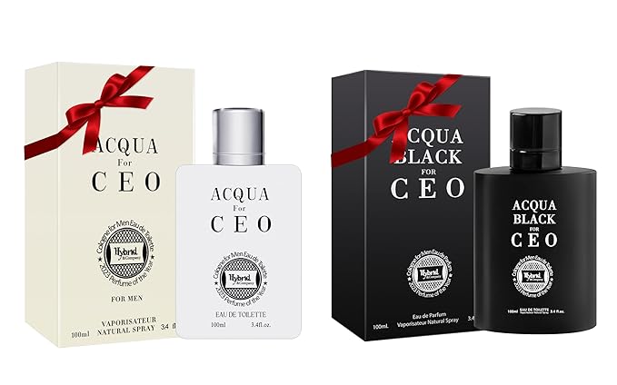 Hybrid & Company Men's 2 Pcs Classsic Scent Spray Eau De Eau De Perfume Toilette