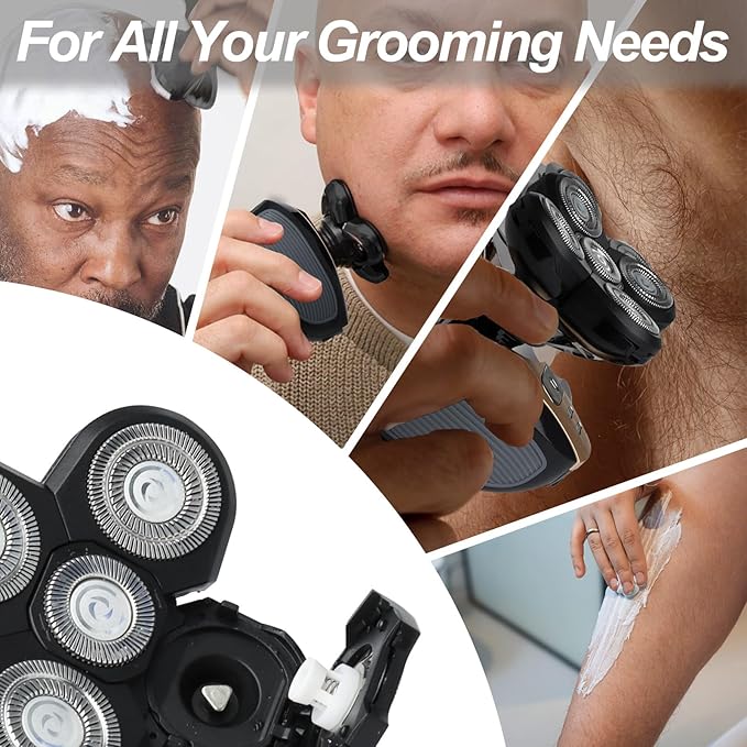 Pro 5 Replacement Blades for Freebirds Flexing Series Bald Head Shavers, Blades Refills with Precision and Comfort Shave(Pack of 4)