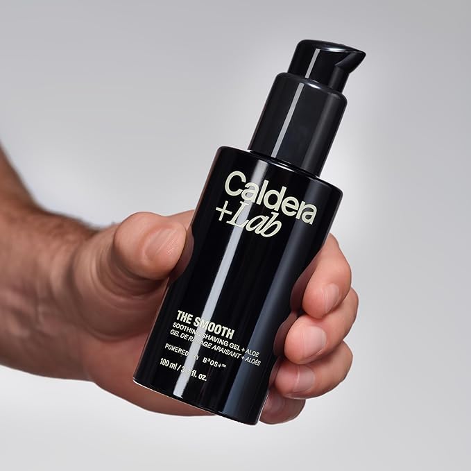 Caldera + Lab The Smooth Certified, Vegan, Exfoliating & Organic Shaving Elixir with Antioxidant Botanicals