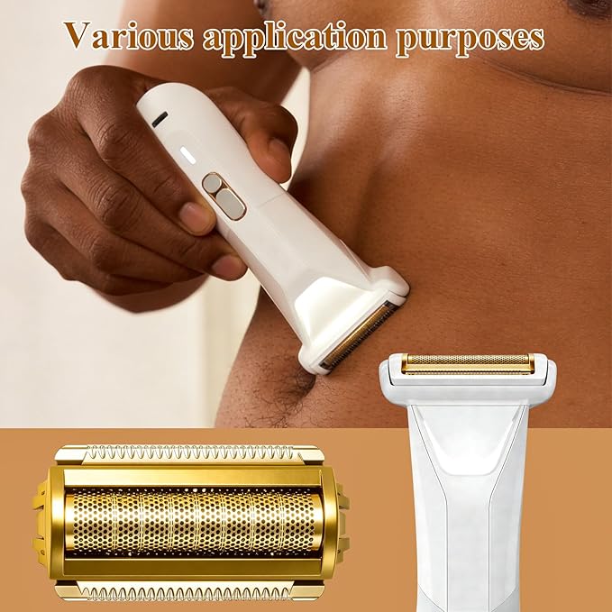 Replacement Foil Blade Compatible with MANSCAPED The Lawn Mower Electric 5.0 Ultra Hair Trimmer,Replacement Clipper Blades Groin Hair Foil Shaver Head for Close Body Hair Grooming