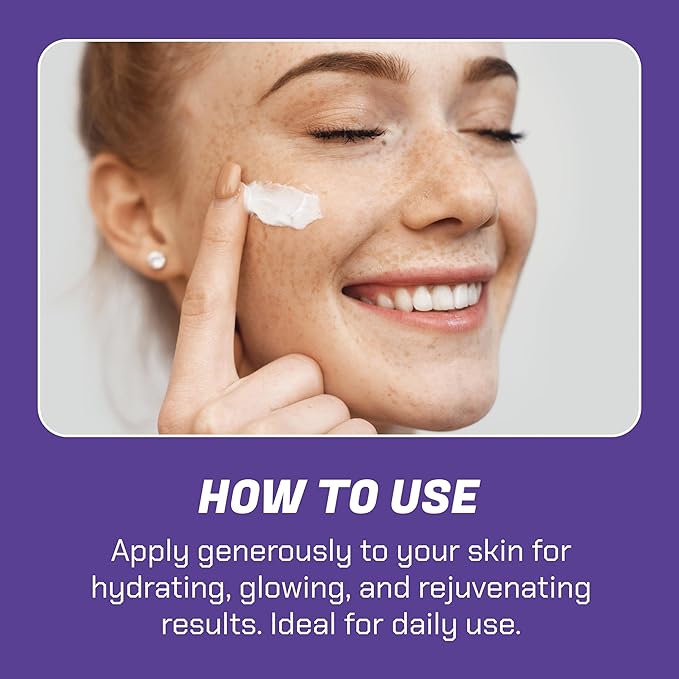 NOW BEAUTY Polyglutamic Plus Hyaluronic Acid Night Cream - Deeply Hydrating Moisturizer - Overnight Anti-Aging Cream for Face - Vegan – Sulfate & Paraben Free - For Men & Women - Travel Size - 1.7 oz