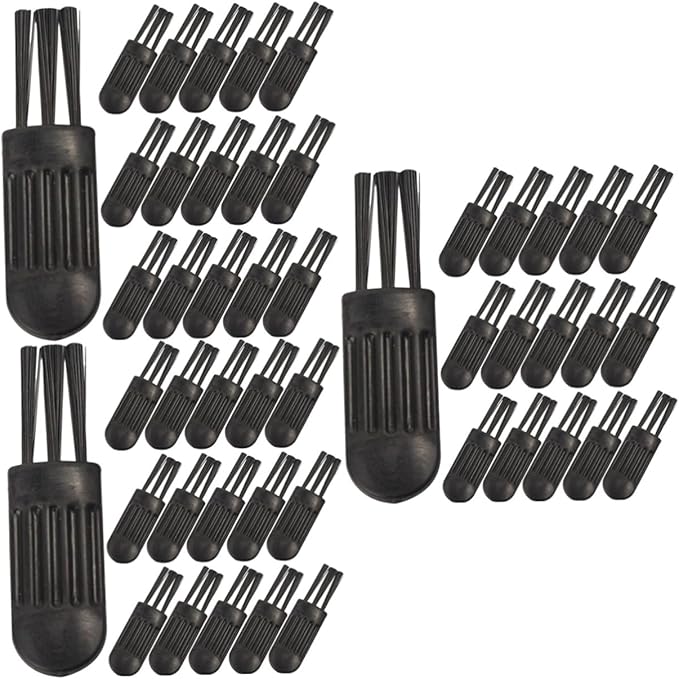 FOMIYES 300pcs Mini Cleaning Brush for Shaver Clipper and Household Appliances Ergonomic Handle Design for Hard Reach Areas and Beard Hair Removal