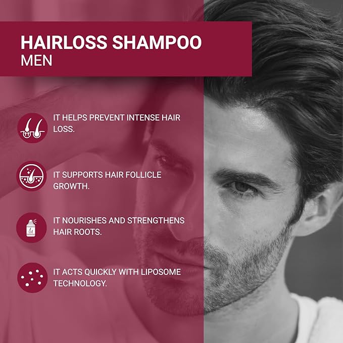 Herbal Shampoo for Hair Loss Strengthening & Nourishing Formula Anti-Dandruff Scalp Revitalizing Care Deep Moisturizing & Repairing Natural Botanical Extracts for Healthy, Thicker Hair