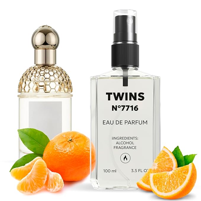 TWINS Impression of Aqua Allegoria Mandarine Basilic | Perfume for Women Eau de Parfum | No.7716 | 3.4 Fl Oz / 100 ml