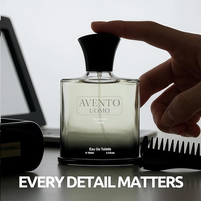 Men's Cologne Eau De Parfume Natural Spray Avento Perfume with Woody Floral & Fruity Masculine Scent 3.4 Fluid Ounce Long Lasting Fragrance