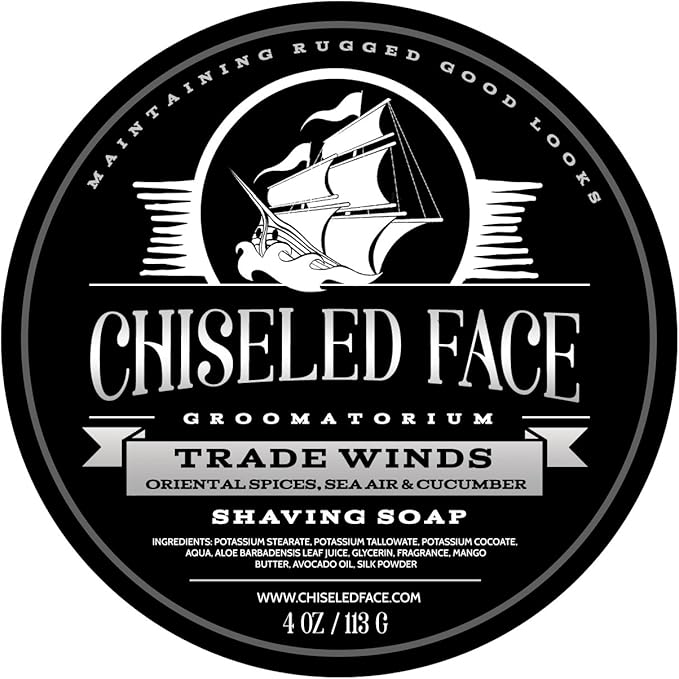 Trade Winds - Handmade Luxury Shaving Soap from Chiseled Face Groomatorium