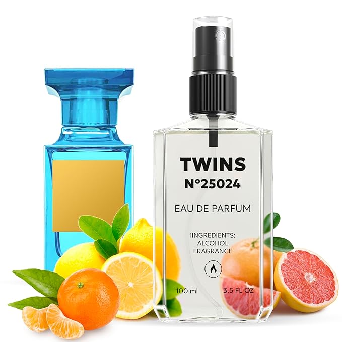 TWINS Impression of Mandarino Di Amalfir | Unisex Perfume for Women and Men Eau de Parfum | No.25024 | 3.4 Fl Oz / 100 ml