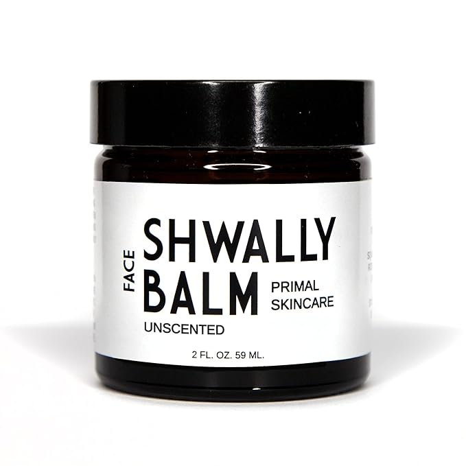 Shwally Tallow & Squalane Non-Comedogenic Face Balm - with Squalane & Calendula Flowers - Rich in Vitamin A, K, D & E - Creates Soft, Smooth Skin - 4 Oz (Unscented, 4 Oz)