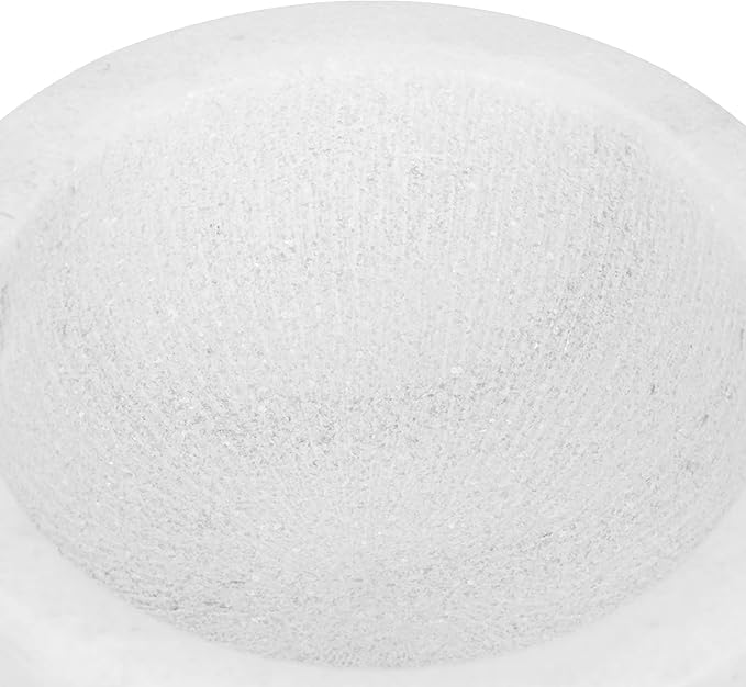 Linkidea Natural Marble Shaving Soap Bowl, Internal Groove Heat Preservation Shaving Bowl, Soap Shaving Bowl Gift for Men, Husband, Dad (White), RAC28-01