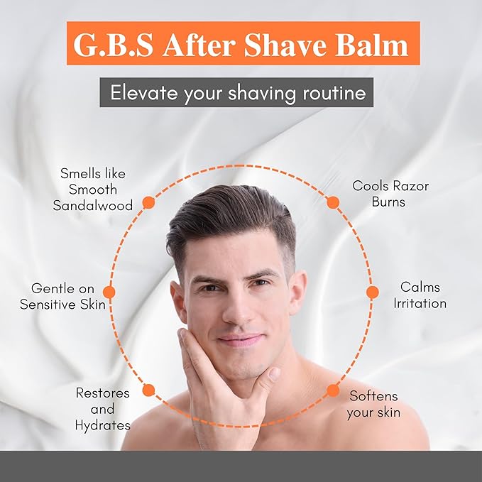 GENTS Sandalwood Shaving Bundle – 97% Natural Shave Soap & Sandalwood Aftershave Balm | Classic Men’s Grooming Set for Smooth, Comfortable Wet Shaves