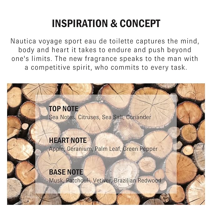 Nautica Voyage Sport Eau de Toilette 1.7 fl oz (Pack of 1), Notes of Spicy Mint, Cardamom, and Musk, Men's Fragrance, Long Lasting, Everyday Fragrance, Travel Size