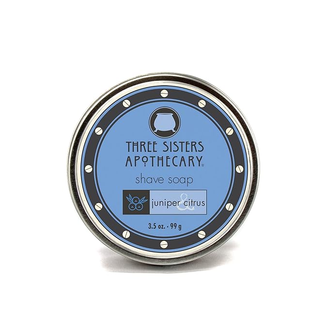 Three Sisters Apothecary 3.5 oz. Shave Soap (Juniper and Citrus)
