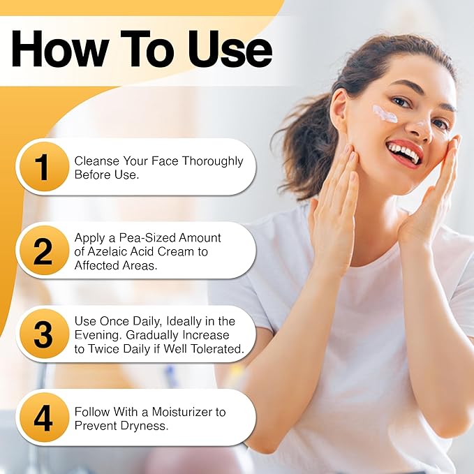 Foundation Skincare Azelaic Acid for Face 14% (1 Fl Oz) – Dermatologist Formula for Uneven and Blemish-Prone Skin, Supports Balanced Tone & Smooth Texture for Men & Women