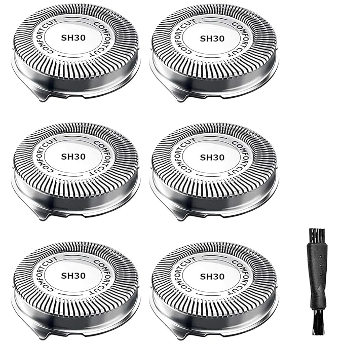 SH30/52 Replacement Heads Compatible With Philips Norelco Series 3000 Replacement Blades，Compatible With Norelco Shavers Series 3000 2000,1000,Rounded 5000X Etc