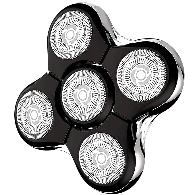 Shaver Replacement Heads for Remington Balder Pro Head Shaver XR7000,Balder Pro Replacement Head for Remington Shaver Replacement Heads,with 5 Dual-Track Cutter Heads.(1 Pack)