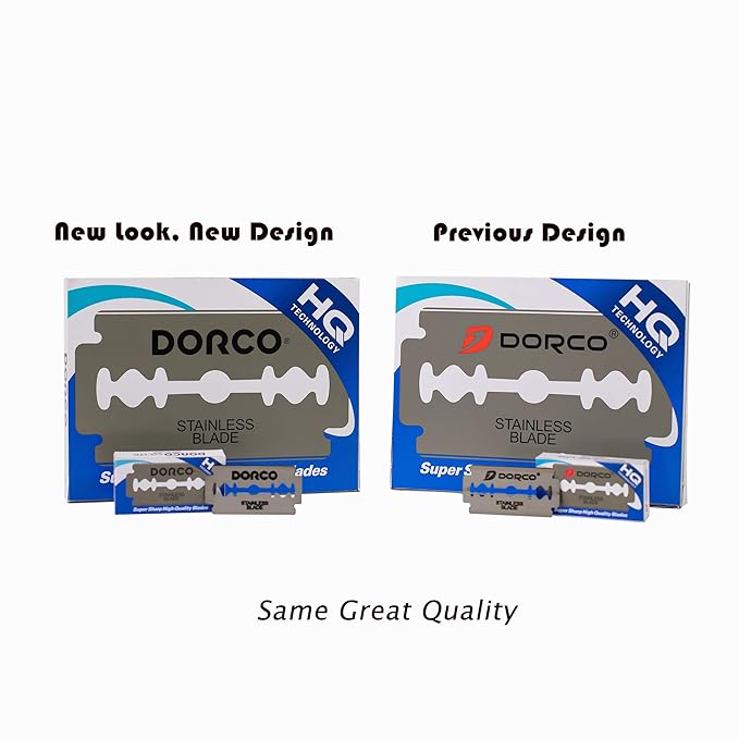 Dorco ST300 Platinum Extra Double Edge Razor Blades - 200 Count