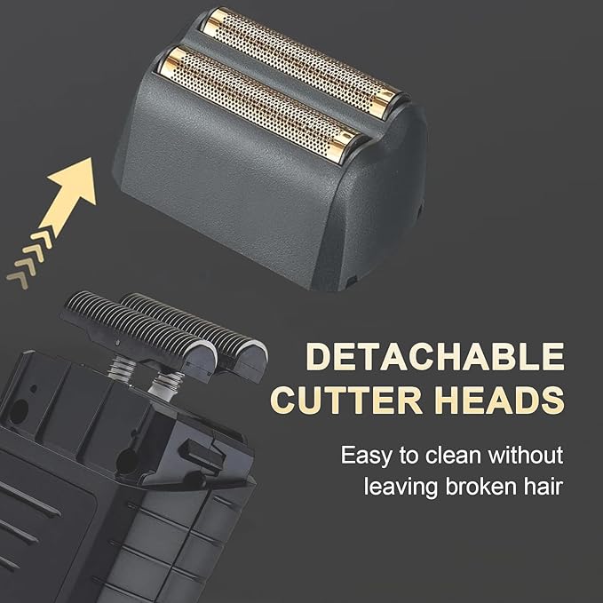 1 Pack Shaver Replacement foil Compatible with wahl 5 Star Series Vanish Shaver 8173-700,Vanish Replacement Foil & Cutter Bar Assembly for Super Close Shaving,Shaver Blade for Wet & Dry Shaving,Black