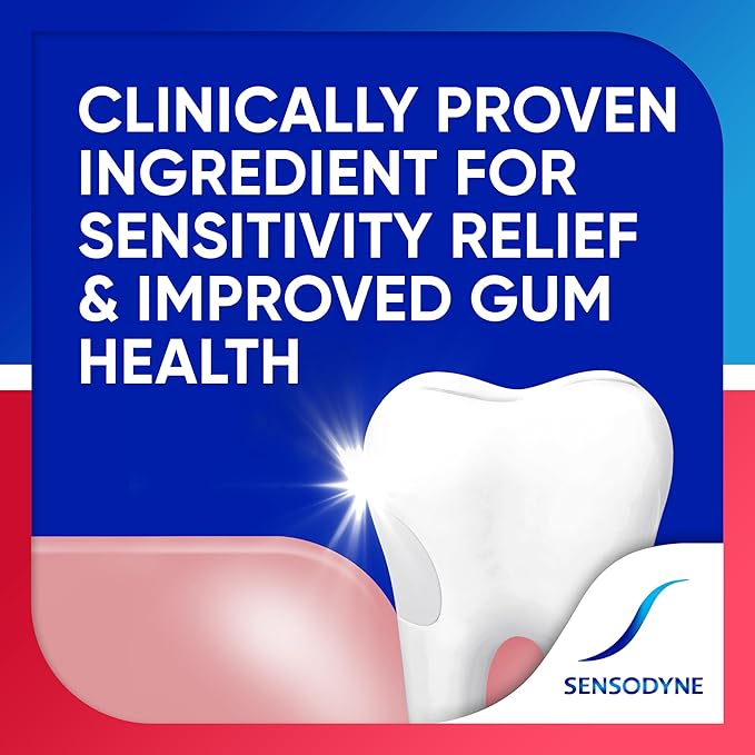 Sensodyne Sensitivity & Gum Sensitive Toothpaste for Gingivitis, Sensitive Teeth Treatment, Clean & Fresh - 3.4 oz (pack of 4)