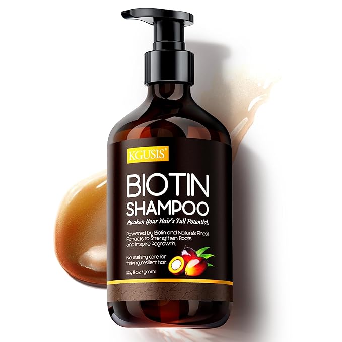 Root Activator Biotin Hair Growth Shampoo, Nourishing Tames Frizz with HA&B5, Anti Dandruff Rosemary Shampoo Batana Oil Dht Blocker,Organic Sulfate Free Hair Care Men Women 10.14 Fl Oz