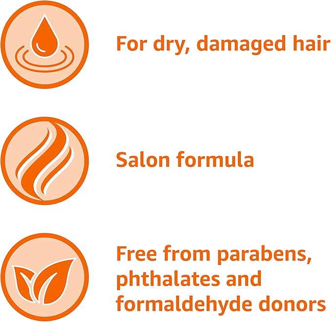Amazon Basics Soft & Sleek Anti-Frizz Conditioner for Dry or Damaged Hair with Argan Oil & Silk Proteins, 28 Fluid Ounce