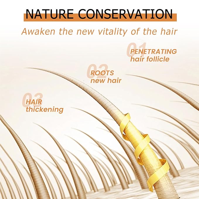2ml Hair Growth Serum for Thinning Hair & Hair Loss - 7 Count Hair Strength Pro Ampoules with Biotin, Jojoba Oil, Rosemary & Vitamin E - Scalp Treatment to Reduce Shedding & Thicken Hair