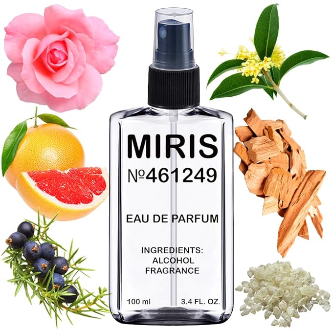MIRIS No. 461249, Inspired by Escent 04, Long-Lasting Unisex Eau de Parfum for Women & Men, Spray 3.4 Fl Oz / 100 ml