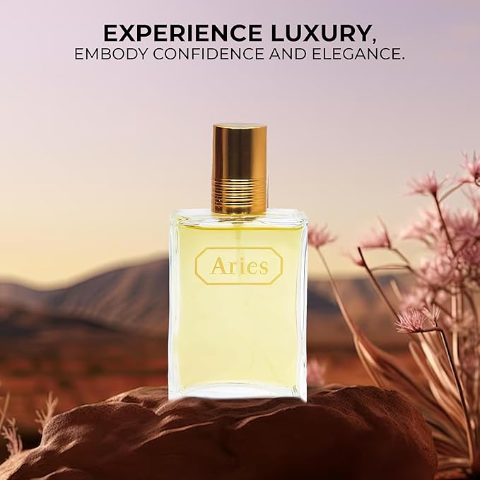 Aries Cologne for Men/Eau de Parfum Natural Spray 3.4 Fl Oz Perfume for Men Suitable for All Skin Type Fragrance Daily Used