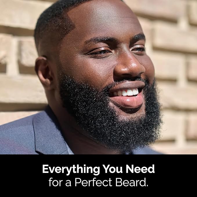 Golden Grooming Co. Everyday Beard Bundle – Complete Beard Care Set | Includes Beard Oil, Balm & Shampoo (XL, Toasted Vanilla)