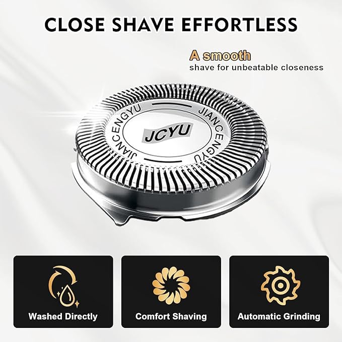 HQ8 Replacement Heads Compatible with Philips Norelco Aquatec Shavers, HQ8 Blades for Razor PT720 AT750 AT890 PT730 HQ71XX HQ73XX Series,9 Pack