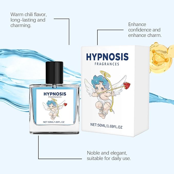 Hypnosis 2.0 Pheromone-Infused Cologne for Men, Long Lasting Scent, Pheromone Perfume 50ml for Father, Boy Friend and Husband