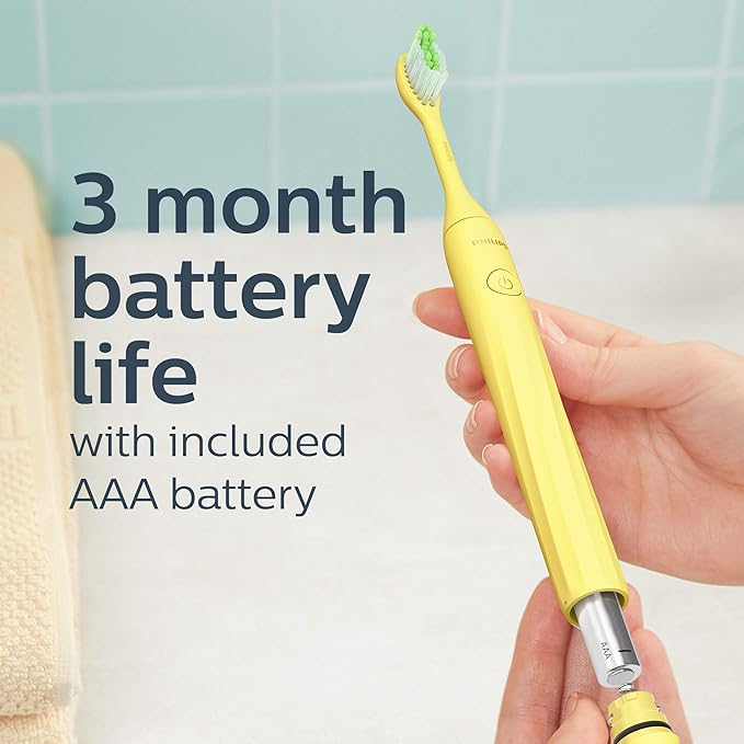 Philips Sonicare Battery Toothbrush, Mango Yellow, HY1100/02