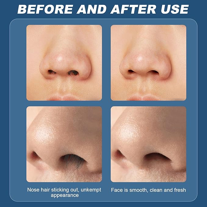 10PCS Nasal Hair Cutter,2025 Upgraded Manual 360° Rotating Nostril Hair Removal Tool,2 in 1 Noses Hairs Knife with Earpick,Portable Manual Nose Hair Trimmer for Women Men Travel Essentials
