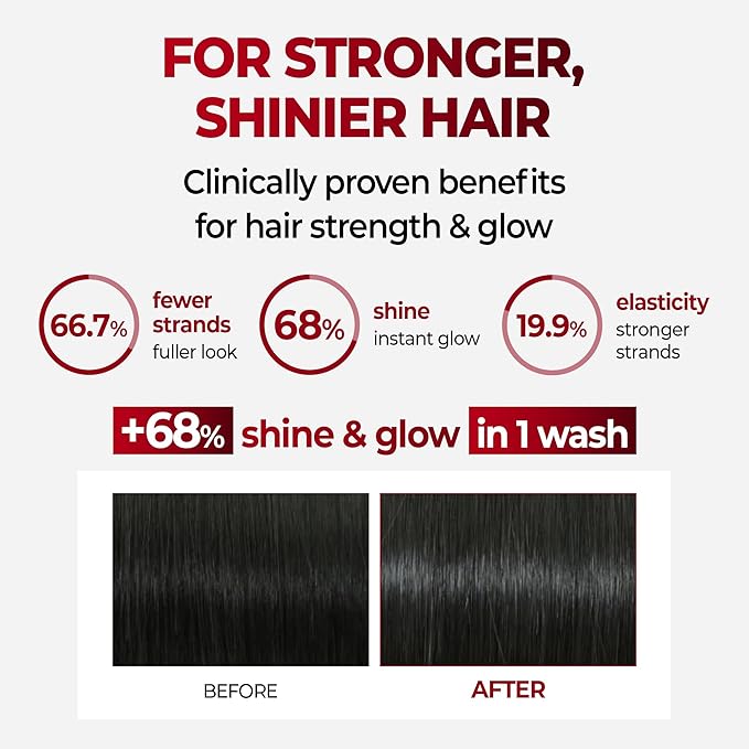 KUNDAL Anti Hair Loss Shampoo with Caffeine – Scalp Revitalizing for Thinning & Volumizing & root Strengthening – Sulfate-Free Korean Hair Care, White Musk, 16.9 fl oz (500ml), Stocking Stuffers