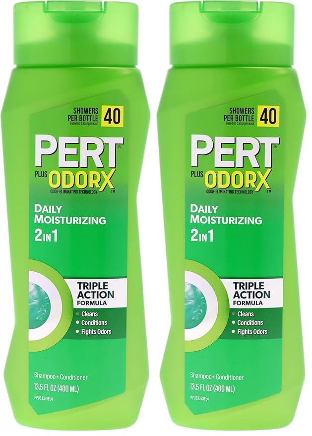 Pert Plus 2-in-1 Shampoo Plus Conditioner,Normal Hair 13.50 oz,(Pack of 2)
