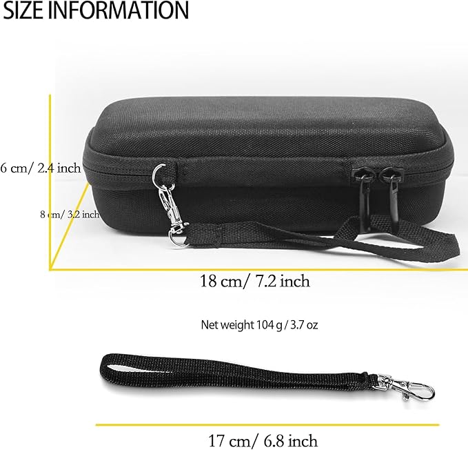 LinMei Hard Case Compatible with Trimmer, Travel Organizer Carrying Box for QP2520, QP2530, QP2620, QP2630 Face & Body Electric Trimmer Shaver