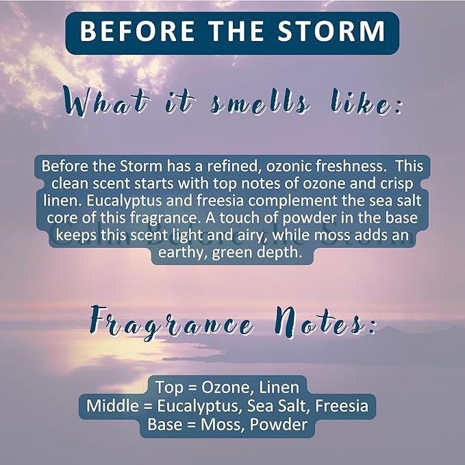 Beard Balm | Leave-in-Conditioner for Beard & Mustache | Natural Ingredients | Shea Butter & Argan Oil | Before the Storm